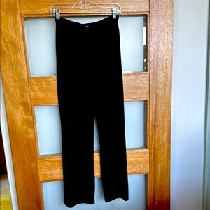 Express Tricot Black Wide-Leg Pants